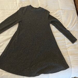 Old Navy Charcoal Mock Neck Dress